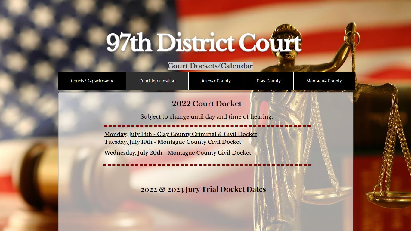 Court Information | 97thdistrictcourt
