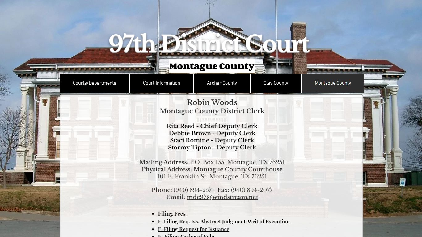 Montague County | 97thdistrictcourt